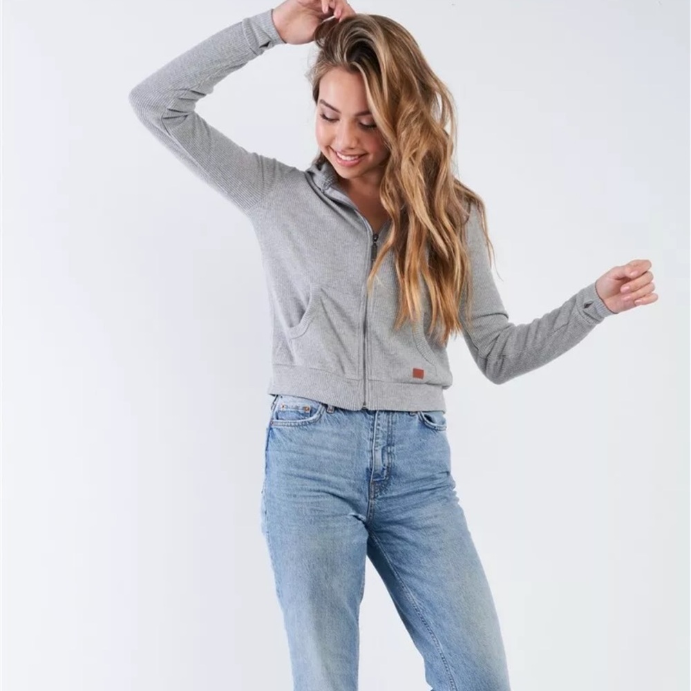 Gray Zip Up - image 1